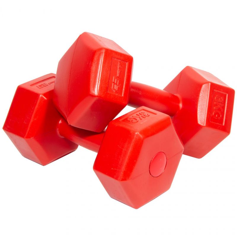 EB FIT composite dumbbell set 2x3kg red 1027036 Accessories/Training equipment Your Sports Performance