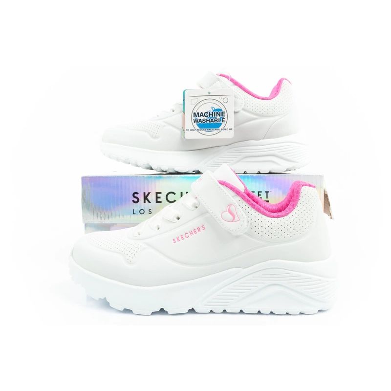 Skechers Uno Lite children's sports sneakers white comfortable In preparation Your Sports Performance