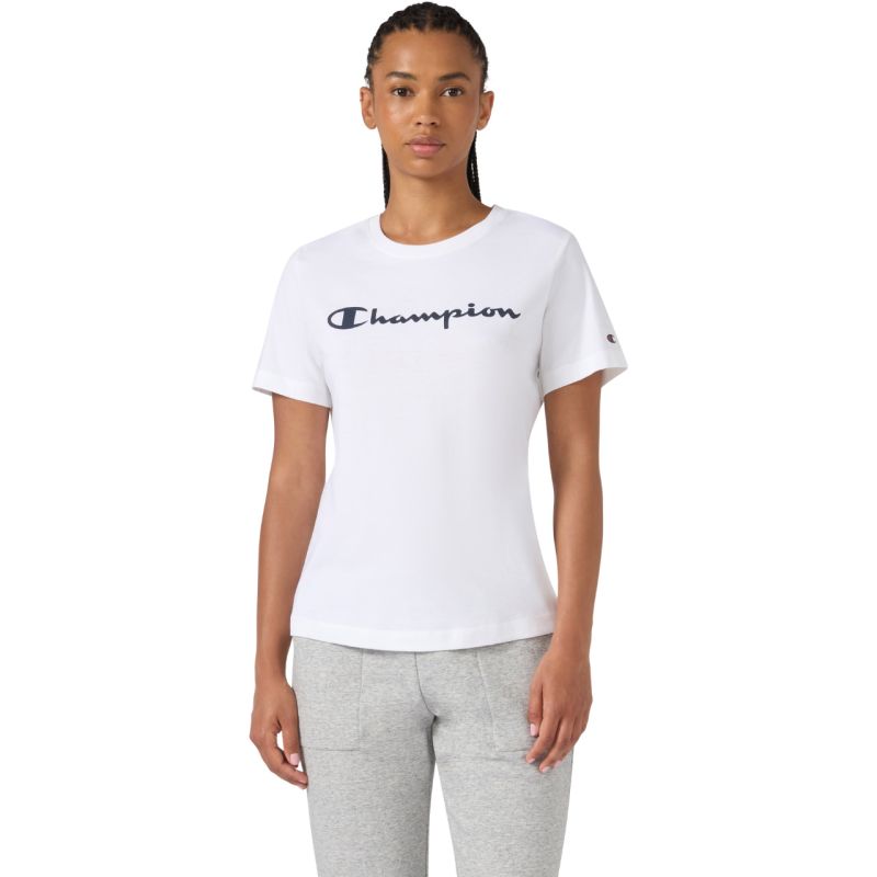 Champion Women's Short Sleeve T-Shirt White 118428 WW001