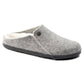 Birkenstock Zermatt Light Gray Wool Felt Insulated Men's/Women's Slippers Regular Wide (1015092) In preparation Your Sports Performance
