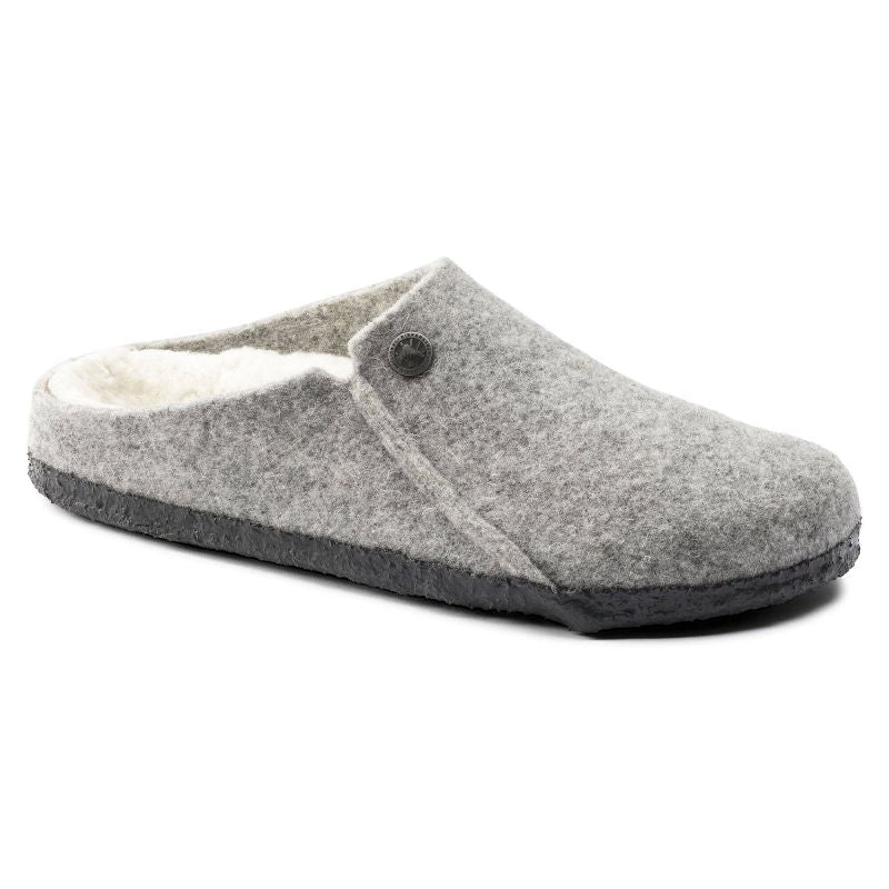 Birkenstock Zermatt Light Gray Wool Felt Insulated Men's/Women's Slippers Regular Wide (1015092) In preparation Your Sports Performance