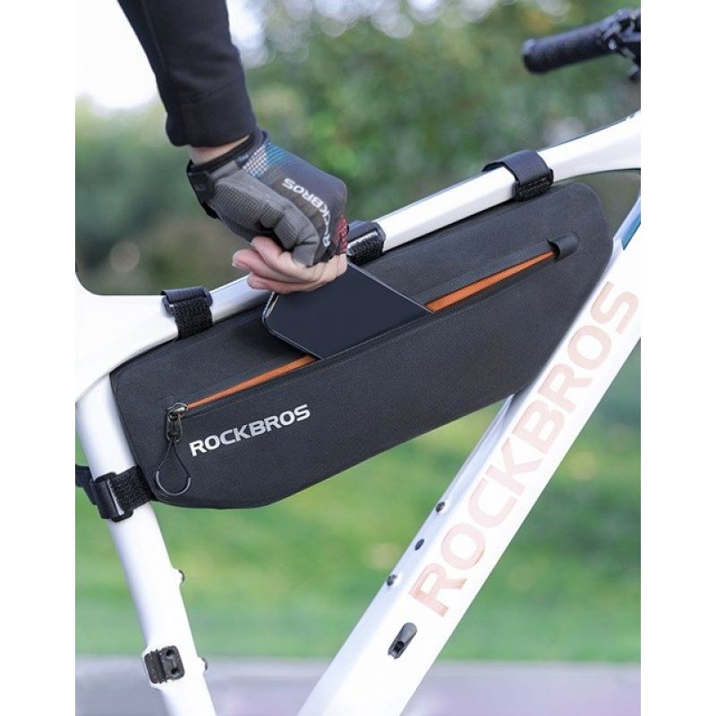 Rockbros AS-043 Velcro Bicycle Bag 3l - Black Import z Action/Rowery i akcesoria/Torby i sakwy Your Sports Performance