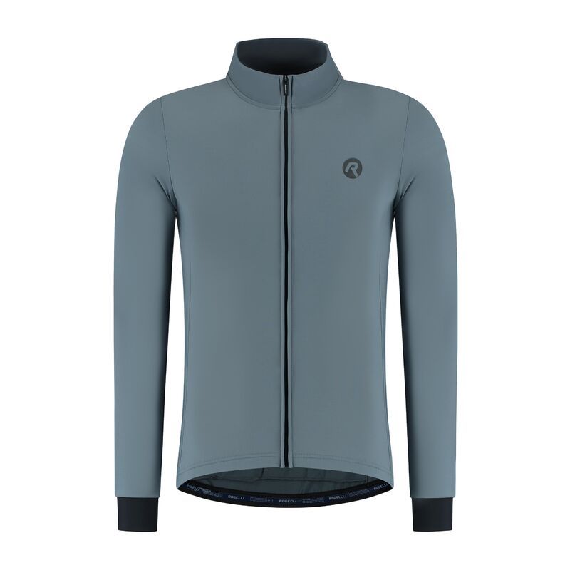 Rogelli SIGNATURE long sleeve t-shirt, gray L Rogelli/Rower/Men/Koszulki Długi Rękaw Your Sports Performance