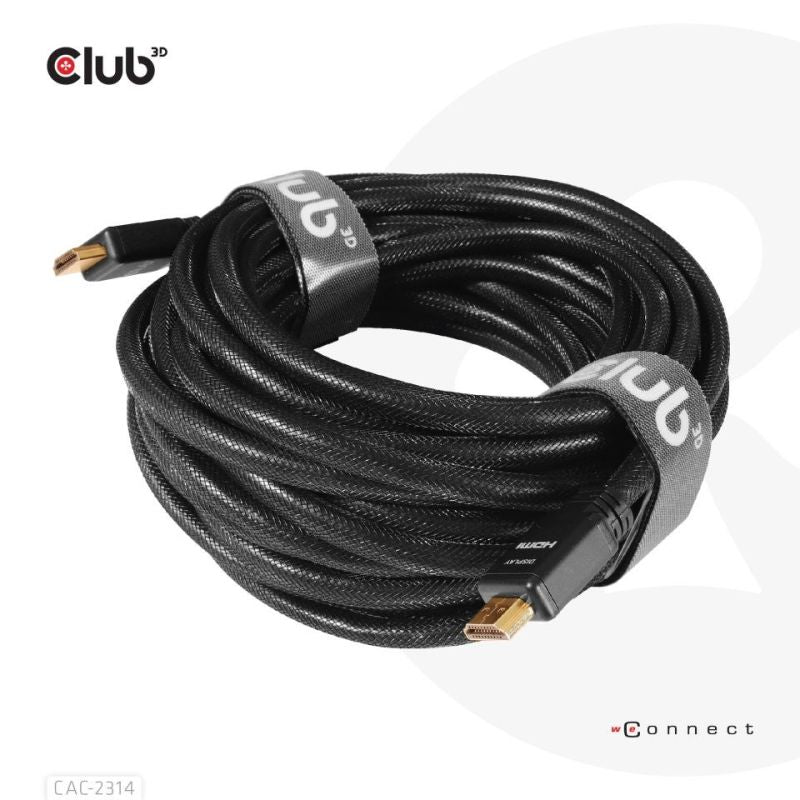 CLUB 3D CAC-2314 HDMI 2.0 4K60Hz RedMere cable 15m Kable i adaptery/Kable HDMI Your Sports Performance