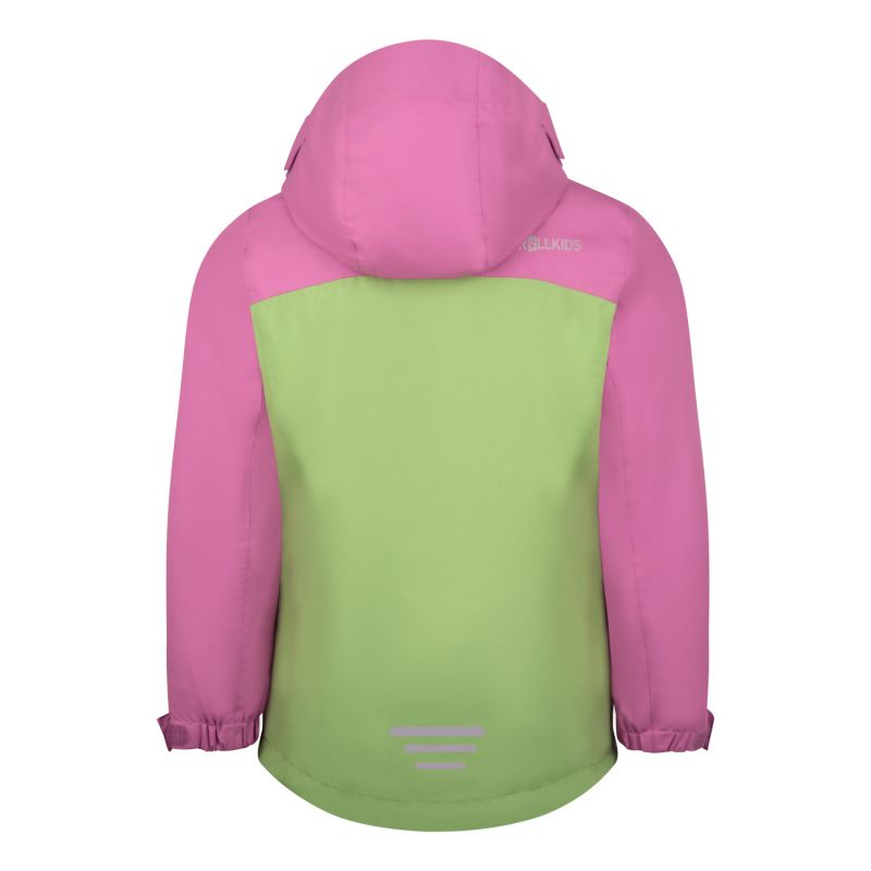 Trollkids Girls Bryggen 3in1 Jacket mallow pink/pistachio green/wild rose (419-242) In preparation Your Sports Performance