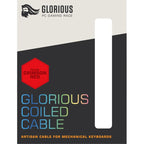 Glorious PC Gaming Race Coiled Red 1.37 m Kable i adaptery/Kable USB Your Sports Performance