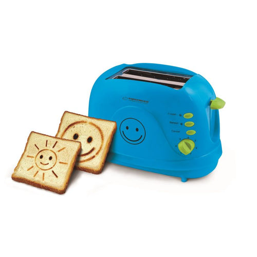 Esperanza Smiley EKT003B Toaster (750W; blue) AGD - Produkty/Tostery Your Sports Performance