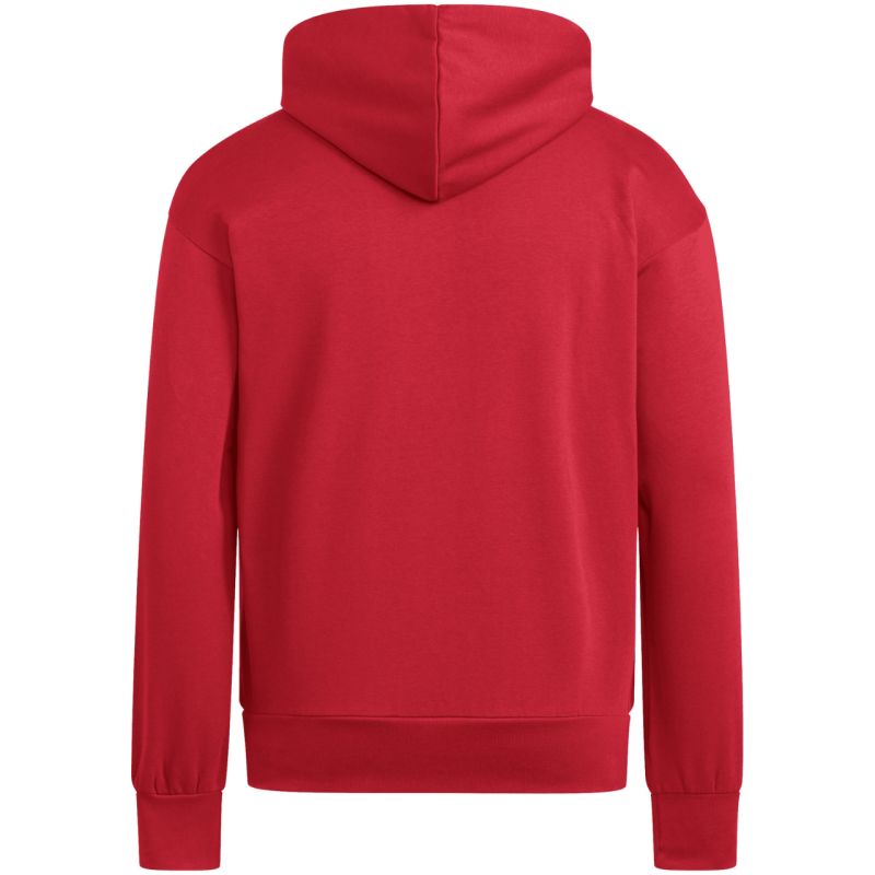 Men's adidas Essentials Feelcozy Hoodie red KC0907 In preparation Your Sports Performance
