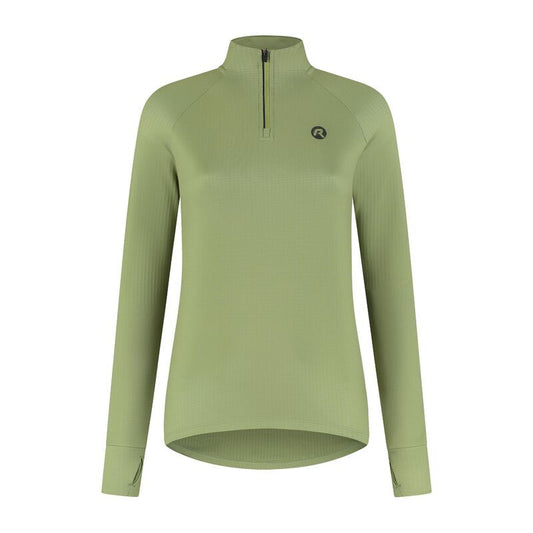 Rogelli ESSENTIAL running sweatshirt green XS Rogelli/Bieganie/Woman/Bluzy Your Sports Performance