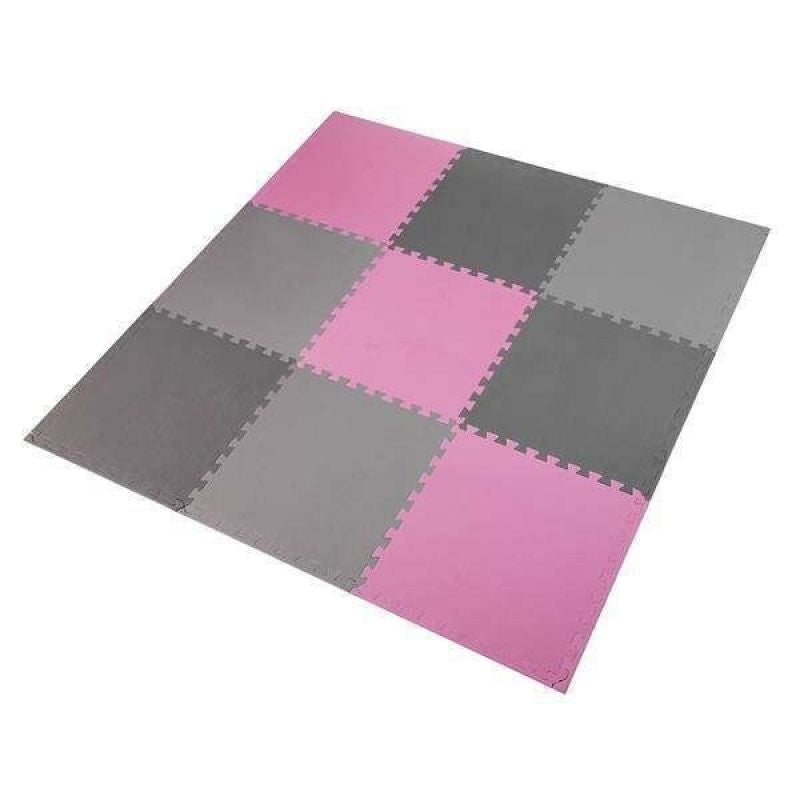Multipack One Fitness MP10 puzzle mat pink and gray 9 pieces 10 mm In preparation Your Sports Performance