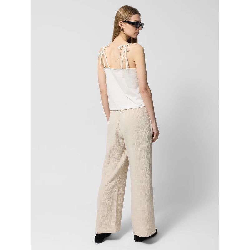 Women's Outhorn Cotton Muslin Trousers OTHWSS24TTROF1017-83S *Kategoria tymczasowa Your Sports Performance