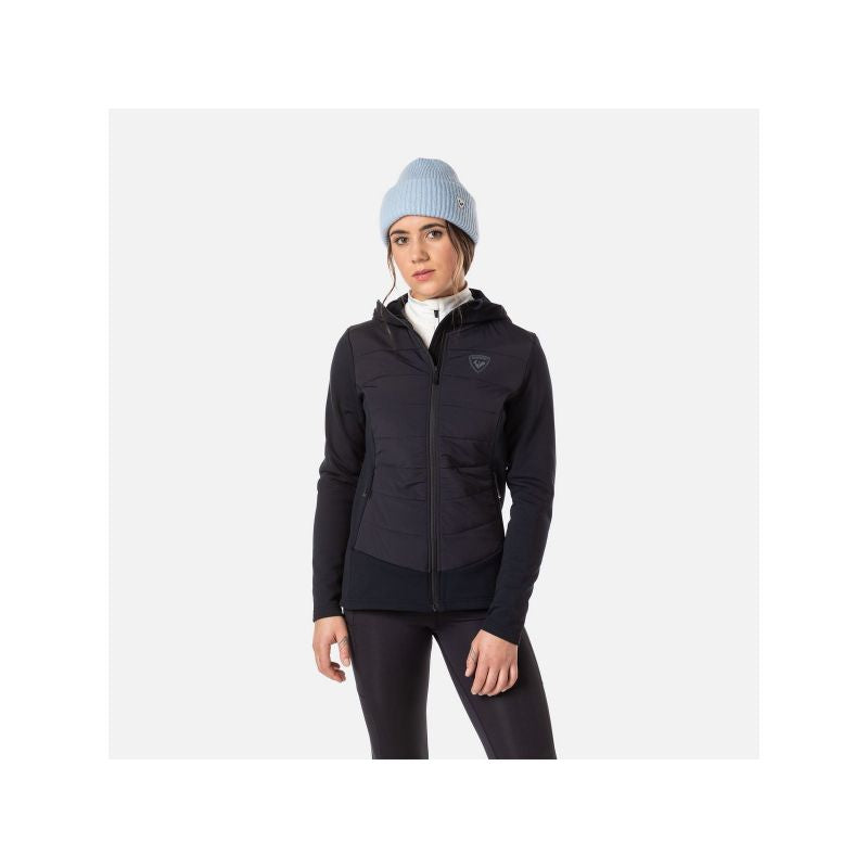 Rossignol W Classique Hybrid Clim Jacket Black Import z PMSport Your Sports Performance
