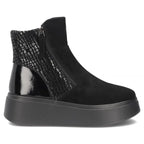 Women's leather ankle boots on a black platform Filippo DBT8077/26