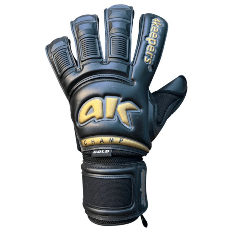 4keepers Champ Gold Black VI RF2G Jr S906497 Goalkeeper Gloves Accessories/Gloves/4keepers Your Sports Performance