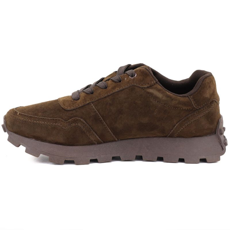 Leather platform sneakers brown S.Barski
