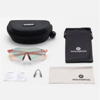 Rockbros glasses with photochromic 14120012001 pink Rockbros/Odzież Rowerowa/Okulary/Fotochromowe Your Sports Performance