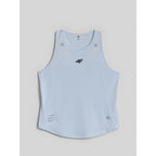 Women's quick-drying regular training top 4F 4FRAW26TFSLF1269-34S