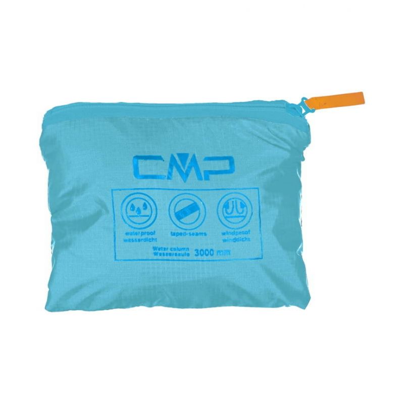 Cmp Kid G Rain Fix Hood Jr Jacket 3X53255-L384 Clothing/Outdoor/ CMP Your Sports Performance