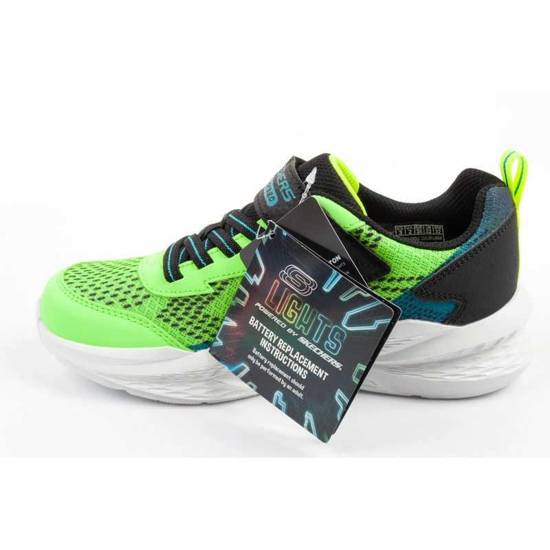 Skechers Meteor-Lights LED Children's Sports Shoes for Boys with Velcro