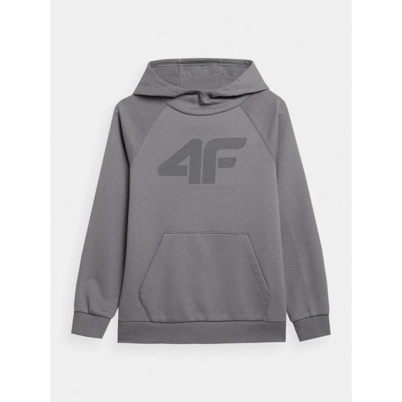 Boy's sweatshirt with hood, open, 4F 4FJMM00TSWSM0780-24S *Kategoria tymczasowa Your Sports Performance