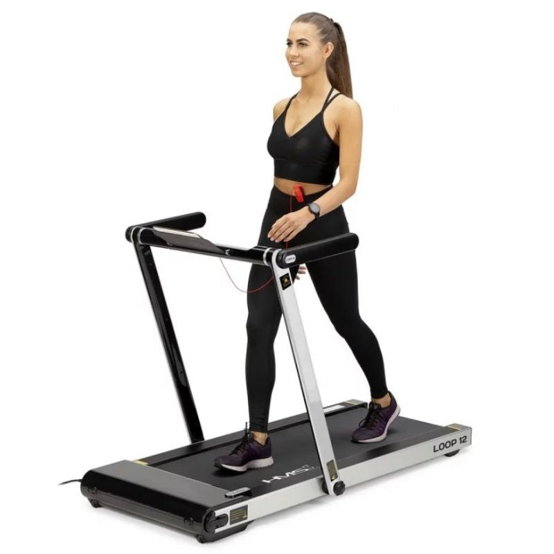 HMS Loop12 Gray Electric Treadmill In preparation Your Sports Performance