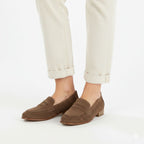 Suede openwork loafers brown Potocki SZ12585 To be categorized Your Sports Performance