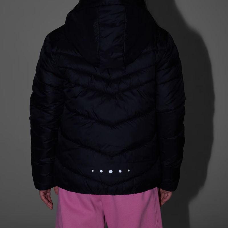 Girls' jacket 4F F0739 deep black 4FJWSS26TDJAF0739 20S