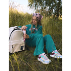 Girls' loose sweatshirt with hood 4F 4FJKAW26TSWSF3136-46S