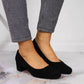 Sergio Leone W SK354C suede block pumps, black Footwear/Lifestyle/Sergio Leone Your Sports Performance