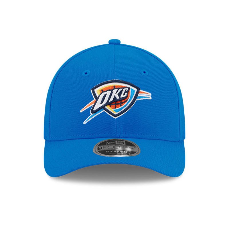 New Era 9FORTY Oklahoma City Thunder NBA Team M-Crown Blue Snapback Cap - 60755467 Odzież/Czapki/Czapki z daszkiem Your Sports Performance