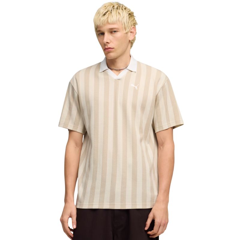 Men's Puma Class Relaxed Pinnacle Polo T-shirt beige 692069 87