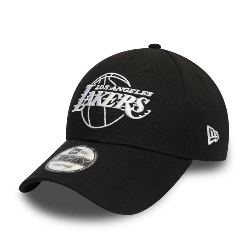 New Era 9FORTY NBA LA Los Angeles Lakers Outline Black Cap - 12292584 Odzież/Czapki/Czapki z daszkiem Your Sports Performance