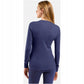 Odlo BL TOP crew neck l/s ACTIVE WARM long sleeve thermal underwear size M Blue Odzież militarna/Bielizna termoaktywna Your Sports Performance