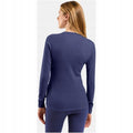 Odlo BL TOP crew neck l/s ACTIVE WARM long sleeve thermal underwear size M Blue Odzież militarna/Bielizna termoaktywna Your Sports Performance