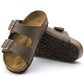 Birkenstock Arizona Kids Birko-Flor Nubuk Mocha narrow flip-flops for kids (0552893) Footwear/Lifestyle/Brinkenstock/Klapki/chodaki Birkenstock