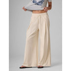 Women's wide-leg sweatpants 4F 4FRAW26TTROF2050-11S