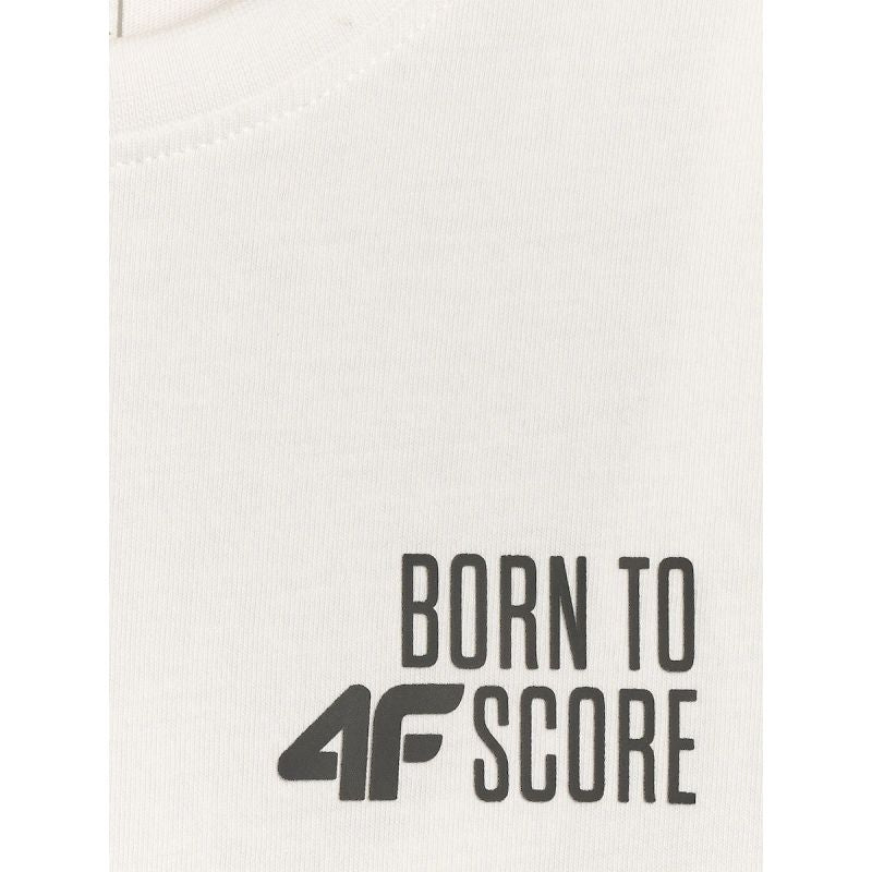 Boy's loose T-shirt with print 4F 4FJRSS26TTSHM4277-10S
