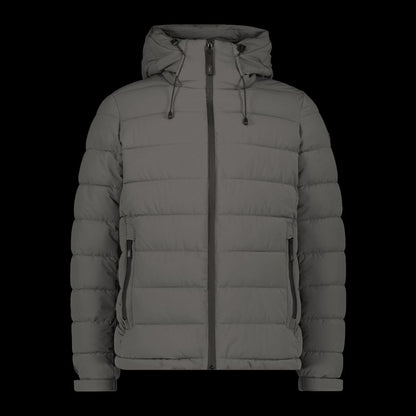 CMP Men's Winter Sports Jacket with Hood, Insulated, Gray (34K0167/E910) CMP