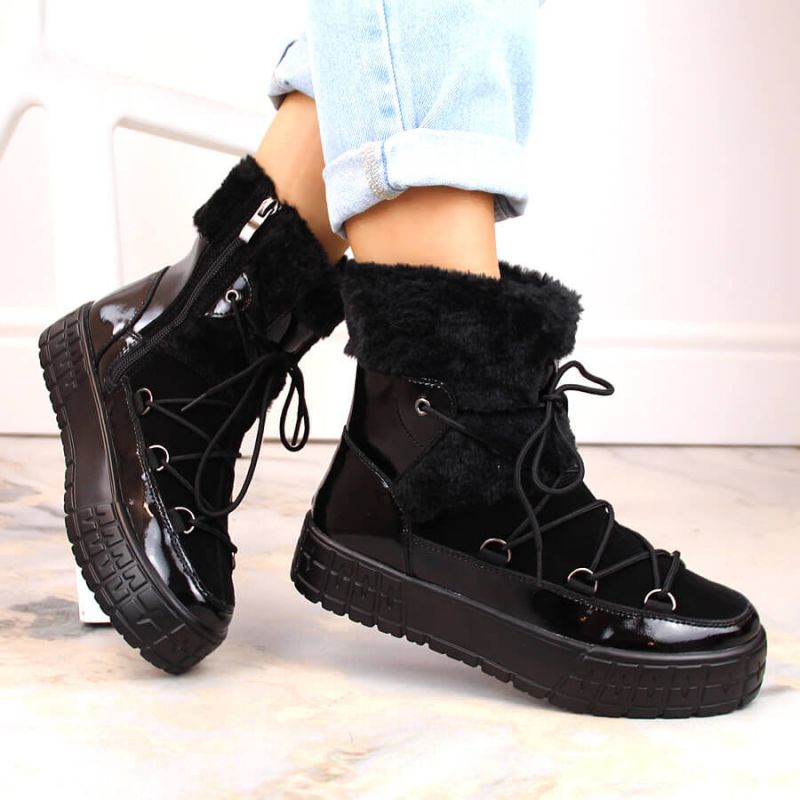 Filippo W PAW475A insulated leather platform boots, black Footwear/Lifestyle/Filippo Your Sports Performance