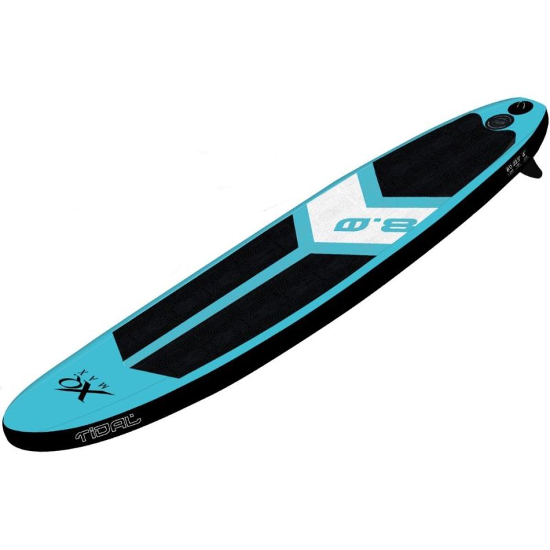 SET - SUP BOARD 90KG INFLATABLE SURF 245x57x10CM BLUE Accessories Your Sports Performance