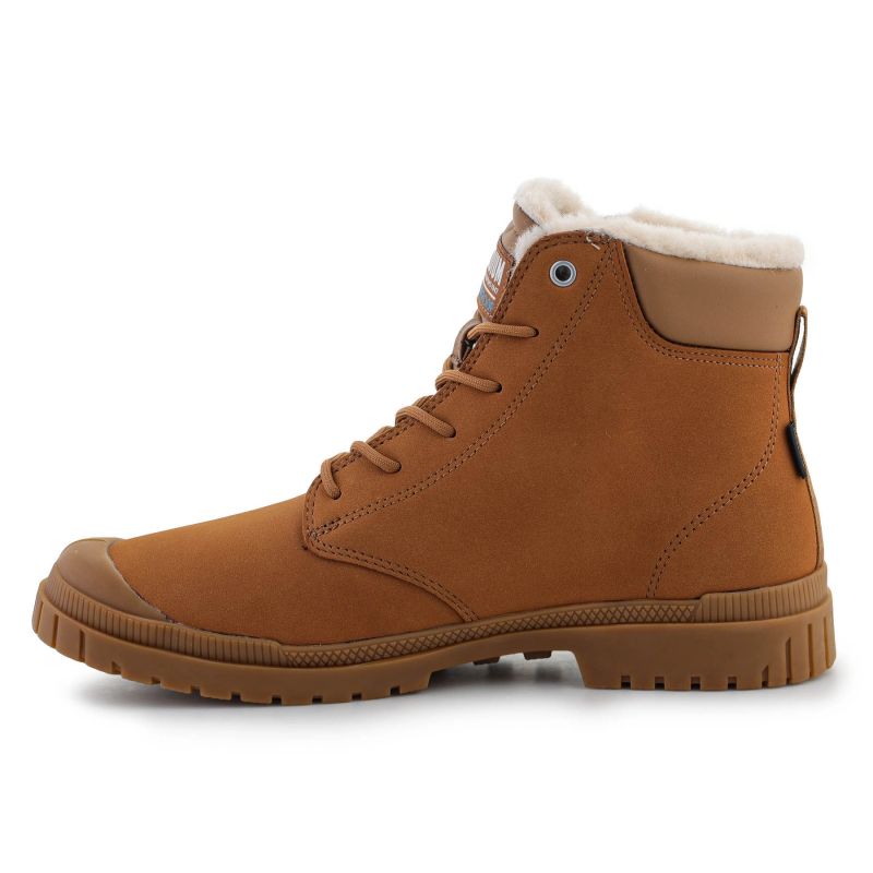 Palladium sp20 Cuff Leather Waterproof WL M 79067-257-M Mahogany shoes Footwear/Lifestyle/Palladium Your Sports Performance