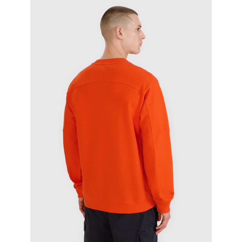 Men's sweatshirt without zipper and hood 4F 4FRSS25TSWSM2179-70S *Kategoria tymczasowa Your Sports Performance
