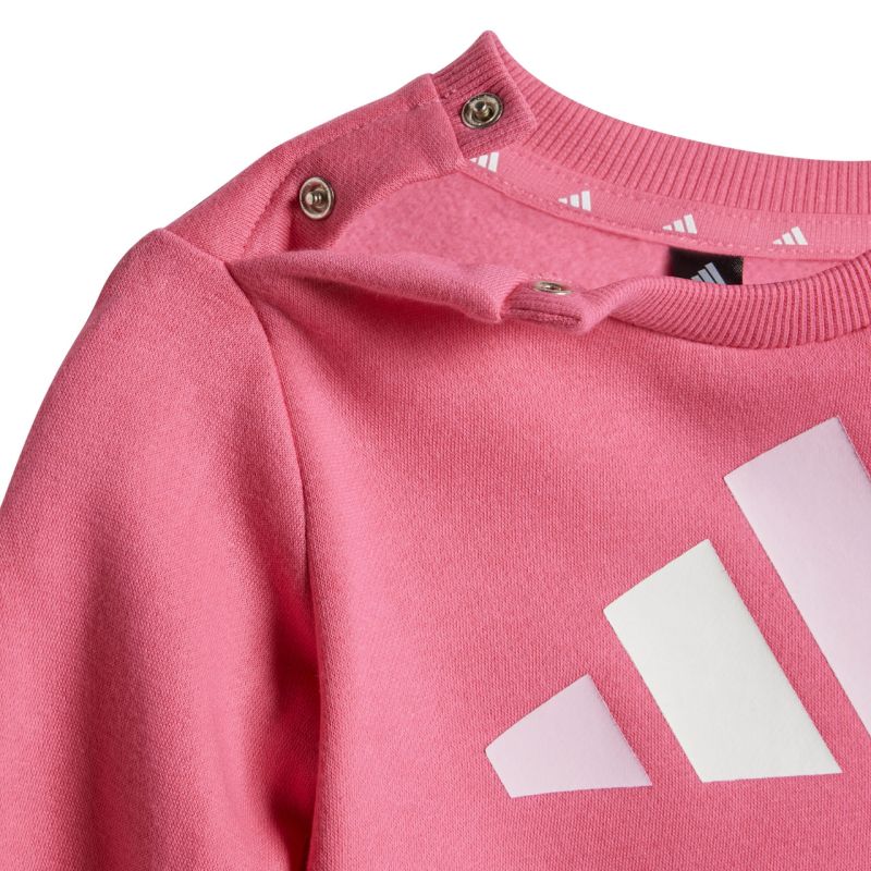 Adidas Essentials Pink and Gray Kids Tracksuit JY0303 Clothing Your Sports Performance