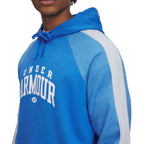 Men's Under Armour Rival Fleece Colorblock Hoodie Blue 6003958 402 Clothing Your Sports Performance