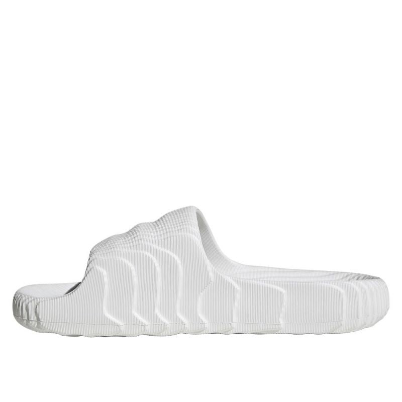 Adidas Adilette 22 Crystal White women's/men's slides with a comfortable profiled sole (HQ4672)