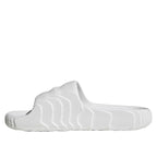 Adidas Adilette 22 Crystal White women's/men's slides with a comfortable profiled sole (HQ4672)