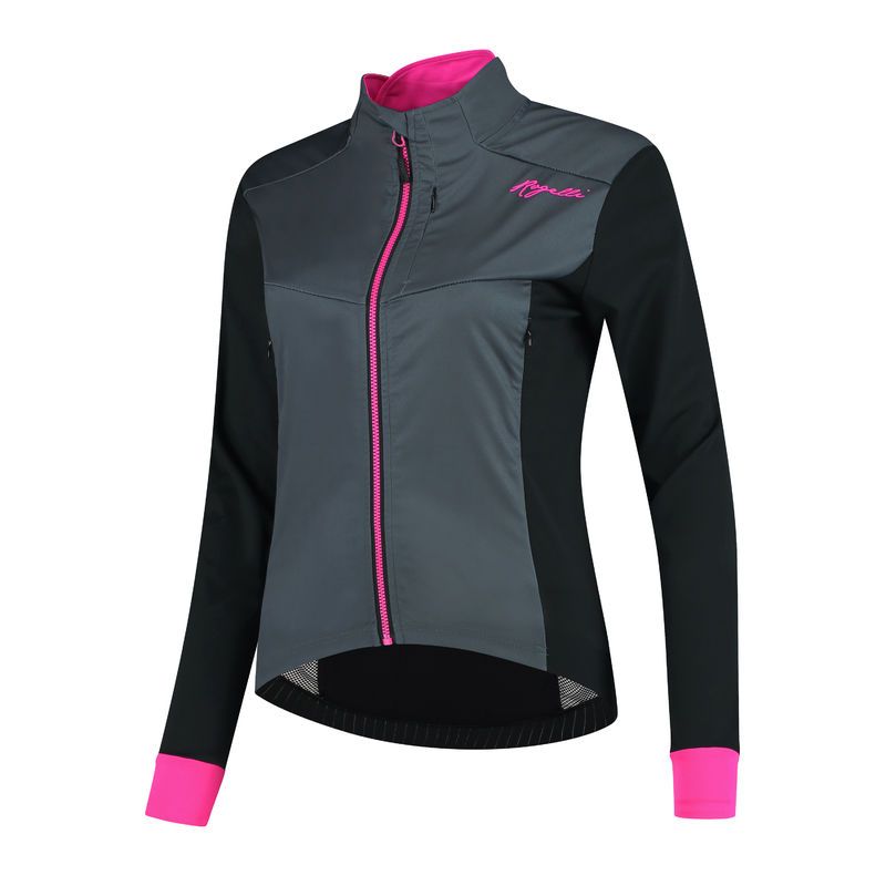 Rogelli CONTENTA women's jacket gray-pink S Clothing Your Sports Performance