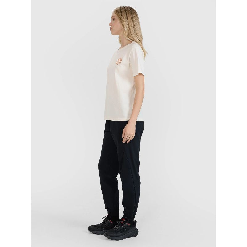 Women's oversize printed T-shirt 4F 4FWSS25TTSHF1994-11S *Kategoria tymczasowa Your Sports Performance