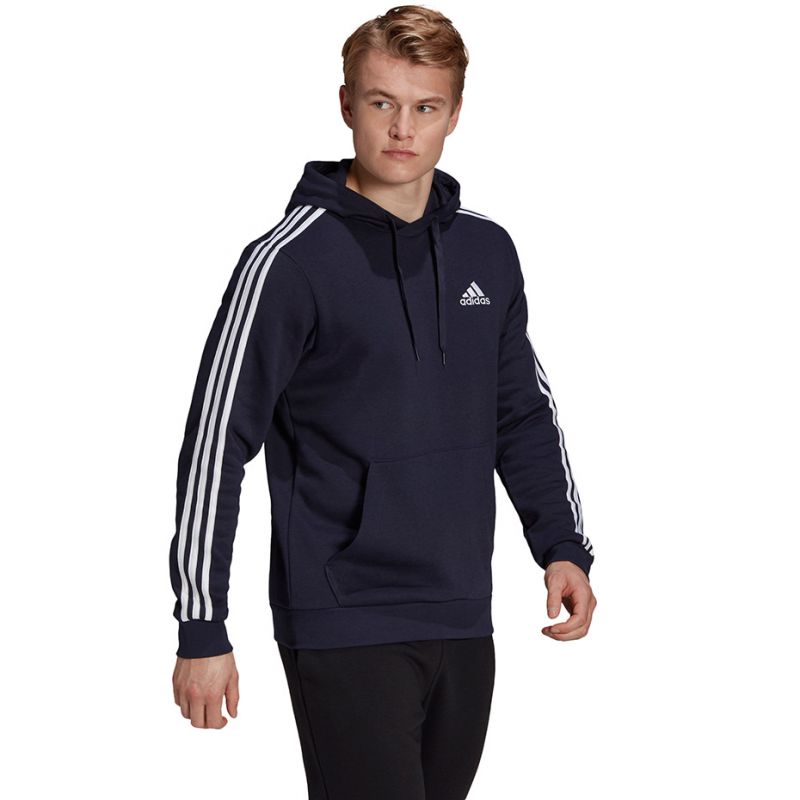 Adidas Essentials Fleece 3-Stripes Hoodie M GK9073 Clothing/Lifestyle Adidas