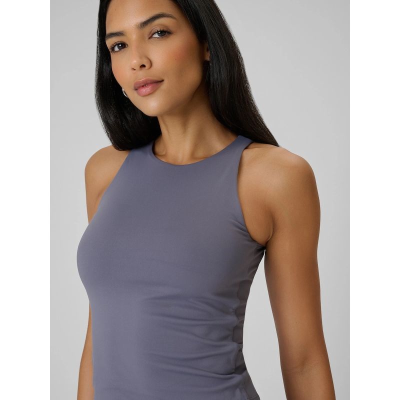 Women's sleeveless slim plain t-shirt 4F 4FRSS26TSLEF319-24S 4f